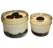 White Chocolate Cheesecake  jars in 4oz and 8oz sizes